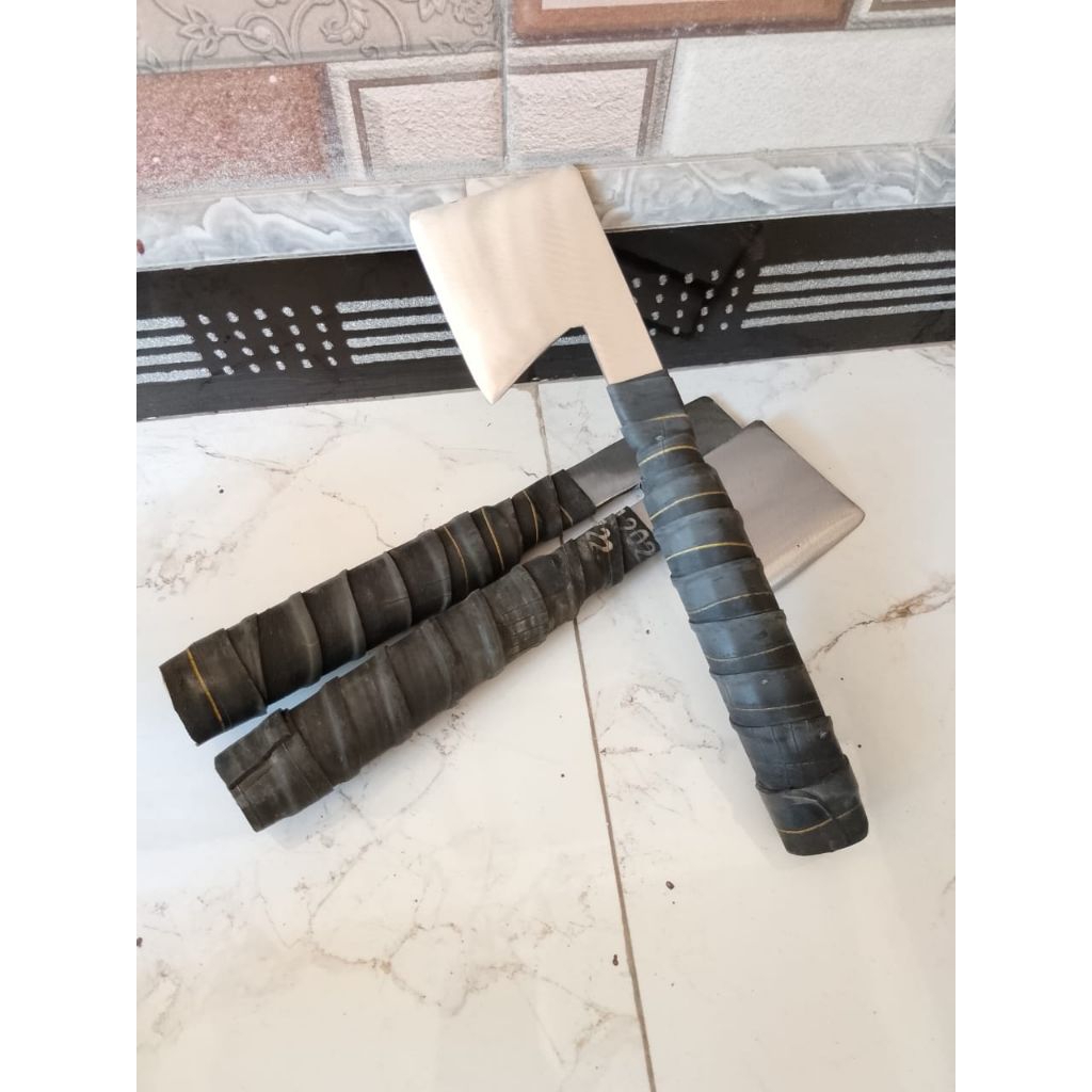 kapak pengupas batok kelapa tua, asli baja per