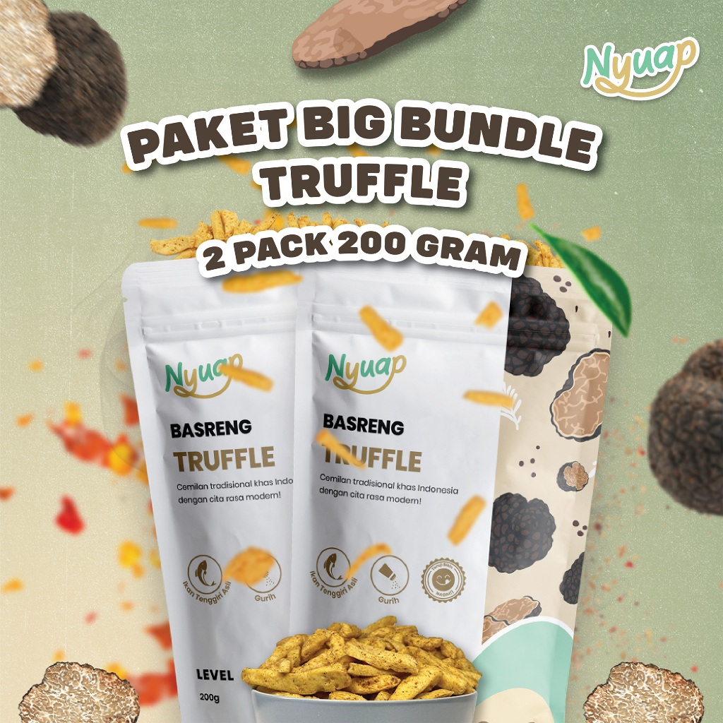 

Basreng Pedas Truffle 200 Gram Big Bundle