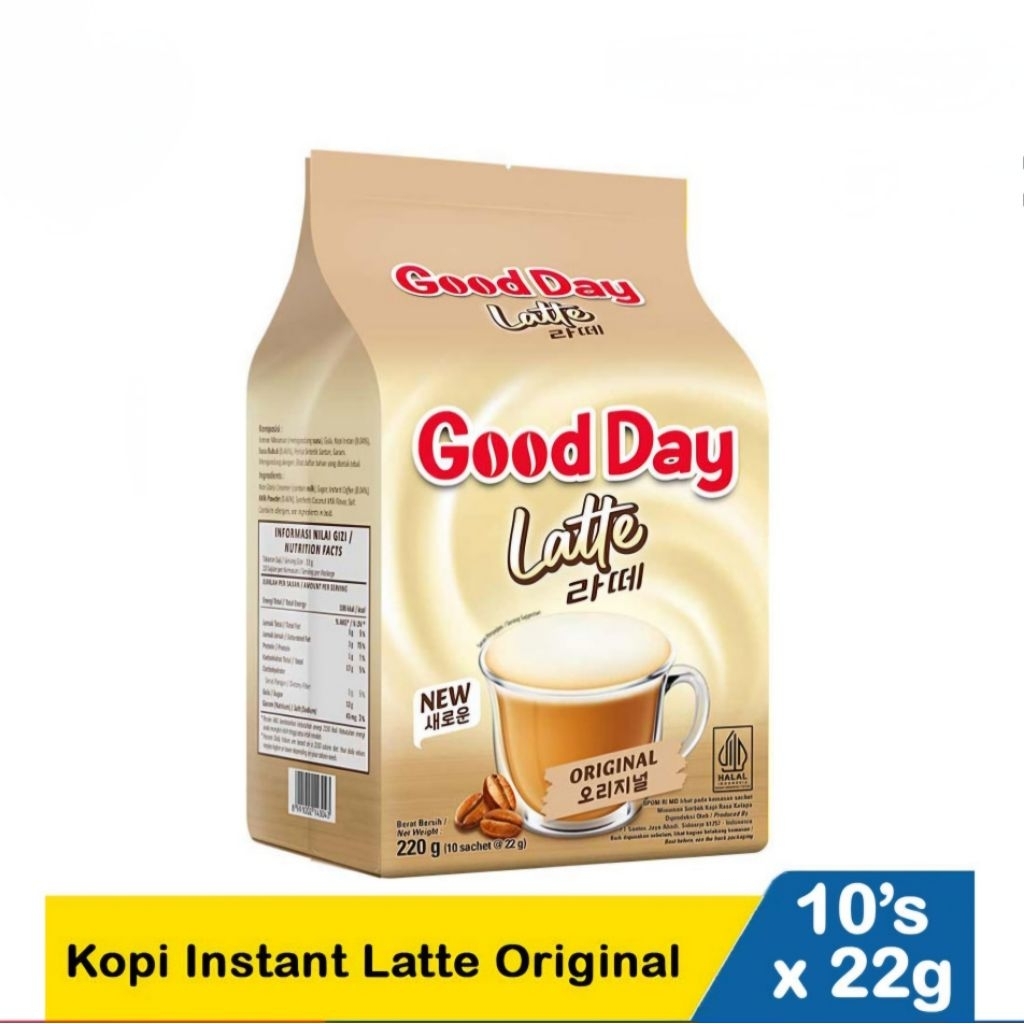 

Good Day Kopi Instant Latte Pck10x22g