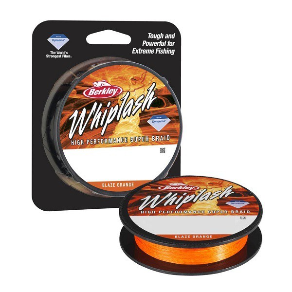 Senar PE Berkley WHIPLASH Blaze Orange 330YD / 300m Braided
