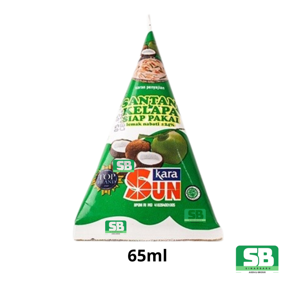 

SUN KARA 65ml Santan Kelapa Cair Siap Pakai Kemasan Pouch