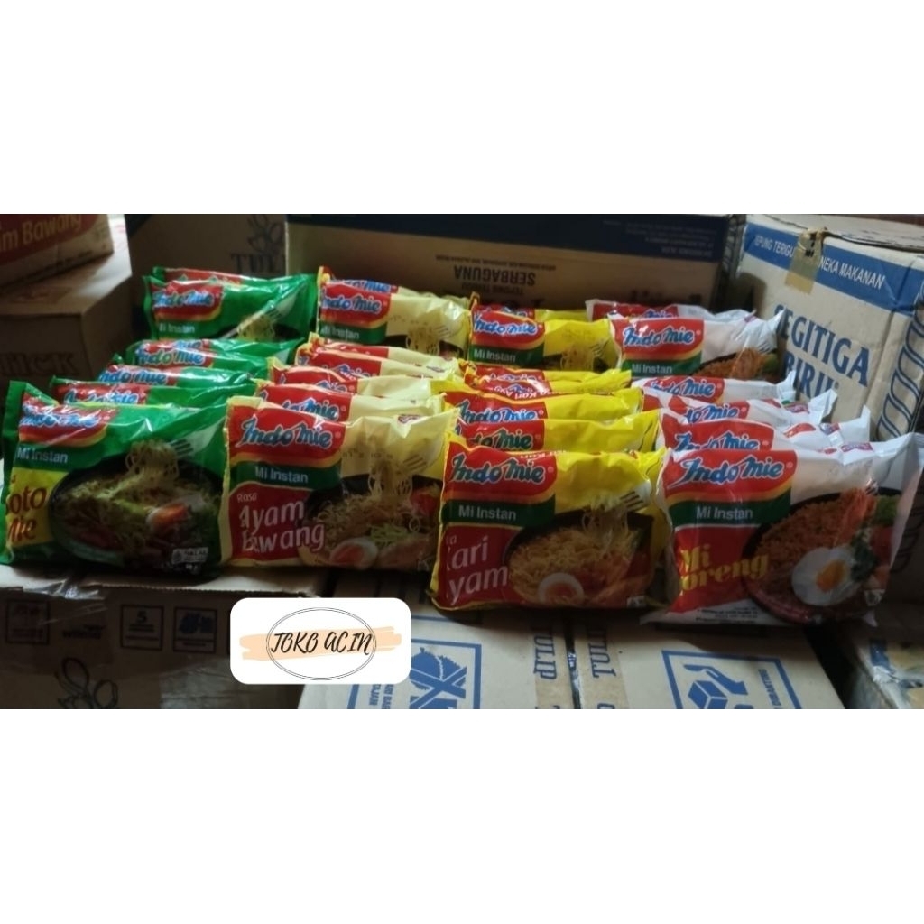 

Indomie mie instant, mie instant soto, mie instan ayam bawang, mie instan kari ayam, mie instan mie goreng, mie instan
