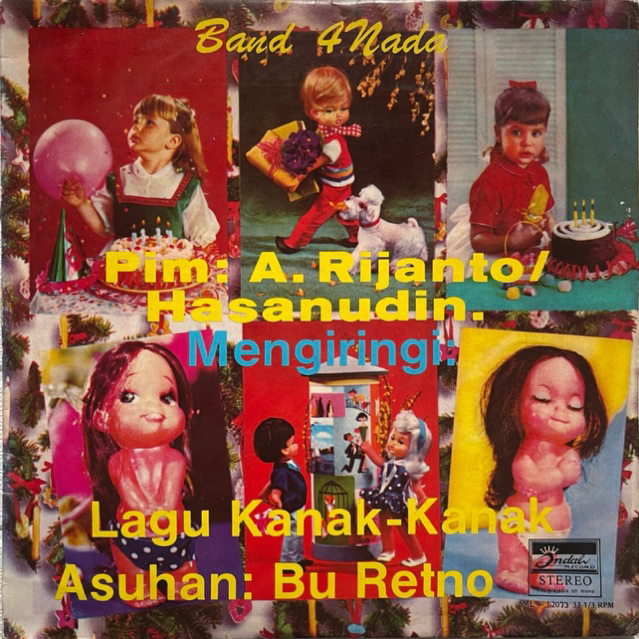 Piringan hitam vinyl - Band 4 Nada - Lagu Kanak Kanak