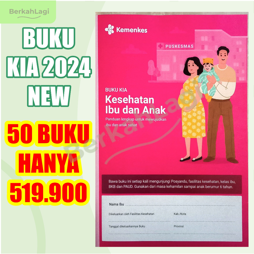 

Buku KIA 2024 / Buku KIA Terbaru 2024 (50 pcs) Buku KIA NEW Edisi Terbaru