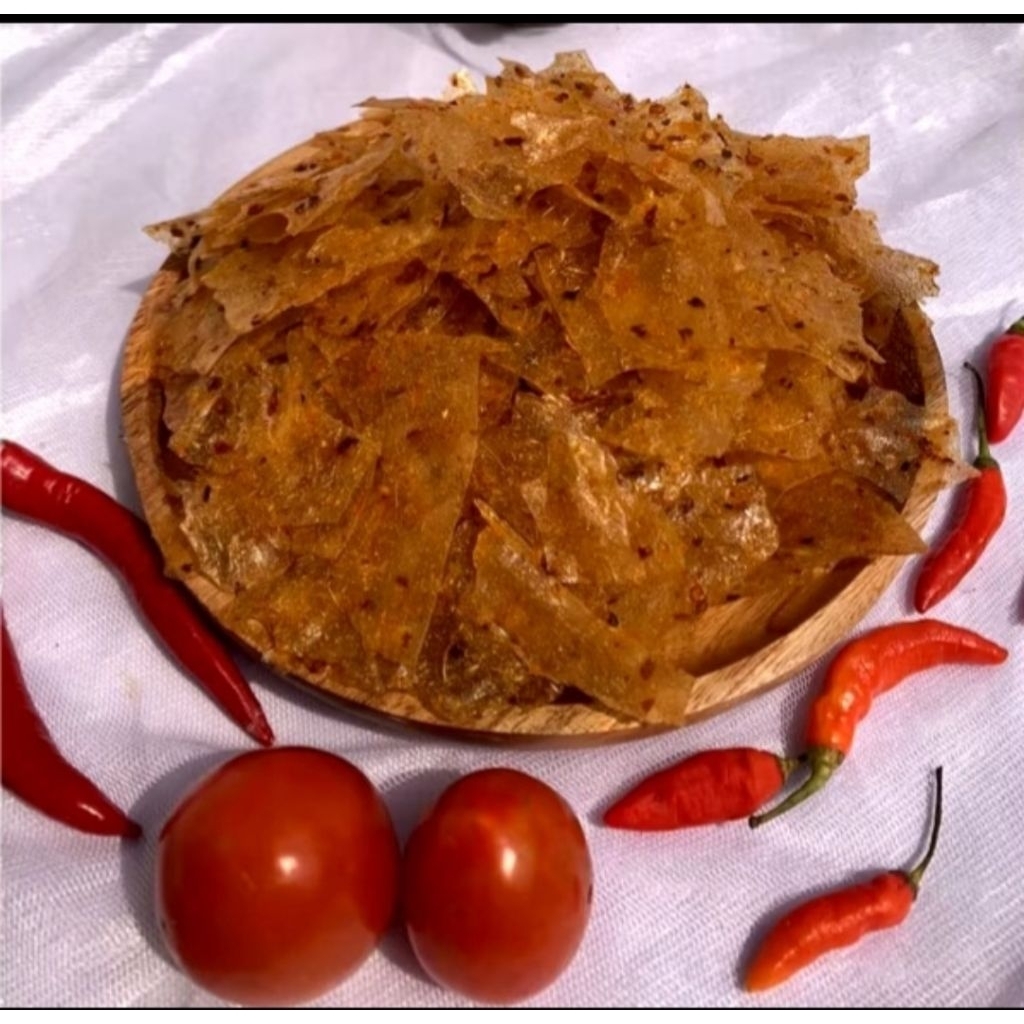 

KRIPIK KACA PEDAS DAUN JERUK 50GR