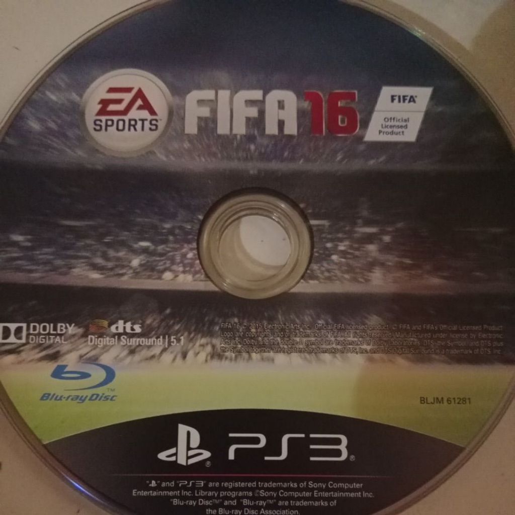 KASET PS3 FIFA 16 SECOND