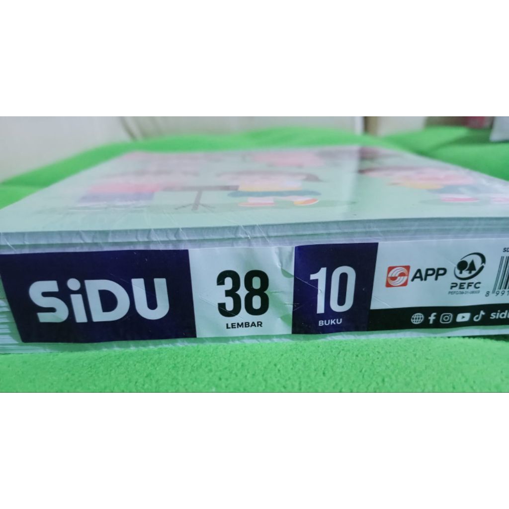 

Buku tulis sidu, buku sidu isi 38 lembar