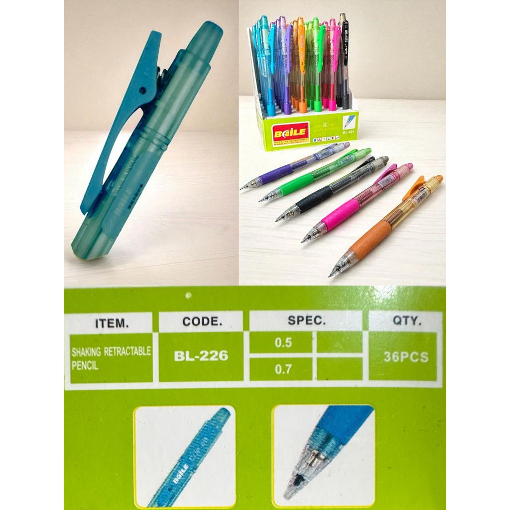 

Pencil Mekanik 0,5mm Unlimited Dengan Capit Besi Pencil Pensil Tanpa Rautan Pensil Sekolah Upgrade Pencil 06