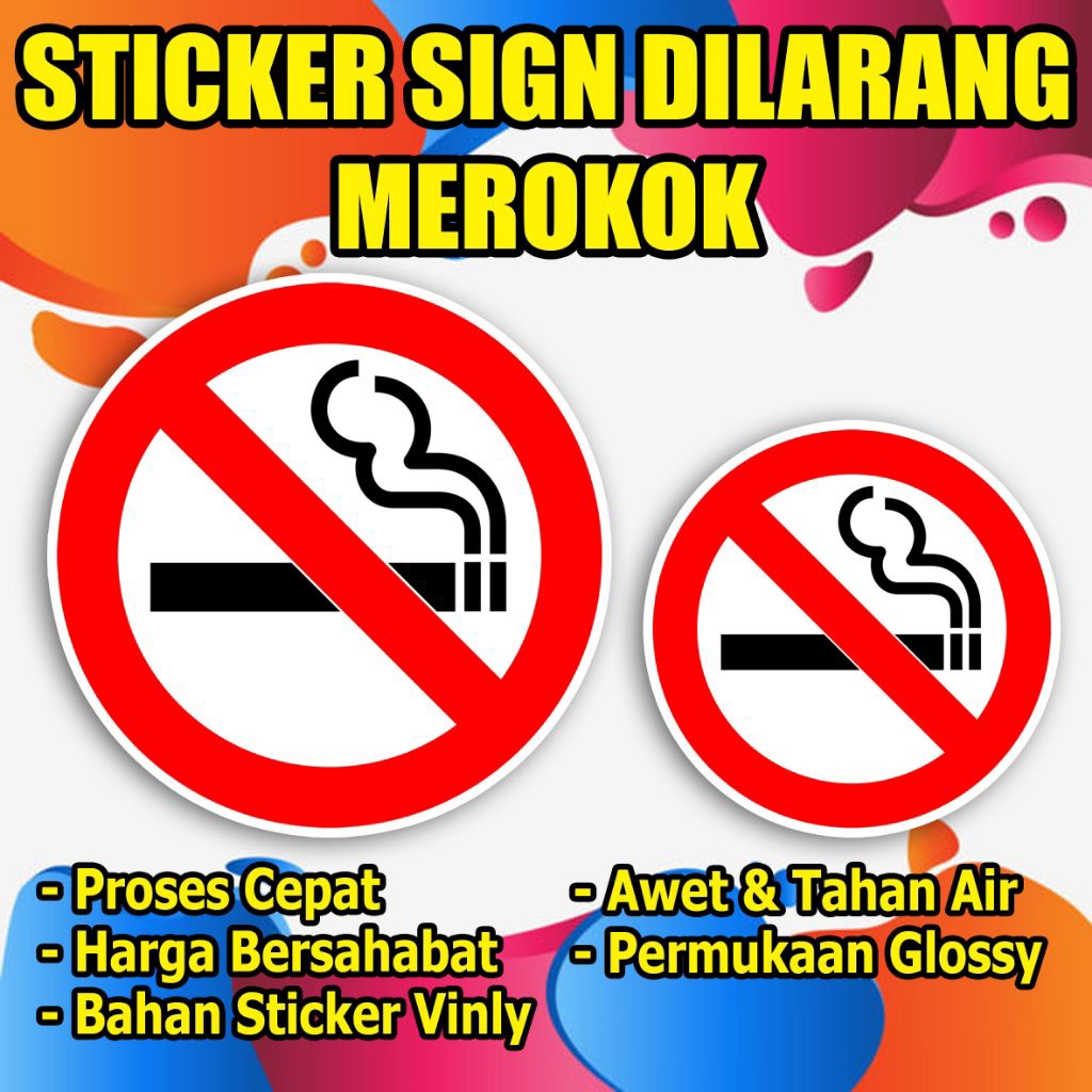

STIKER SIGN DILARANG MEROKOK
