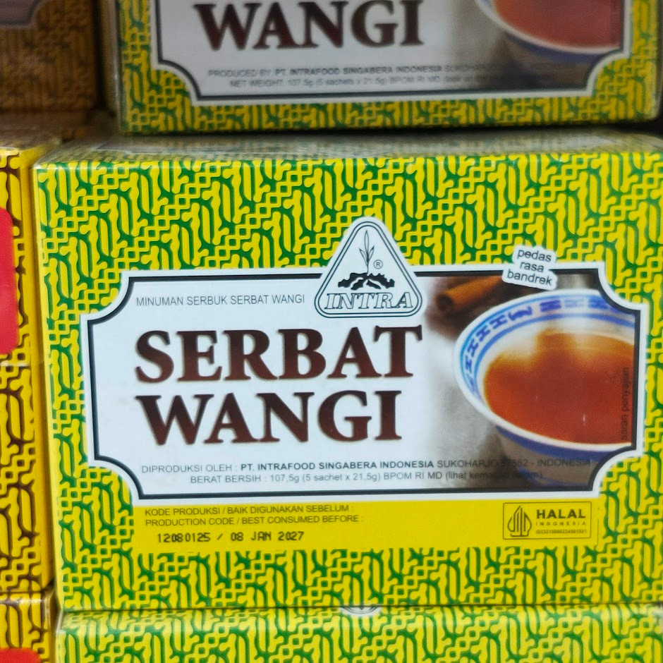 

INTRA Serbat Wangi box isi 5pcs