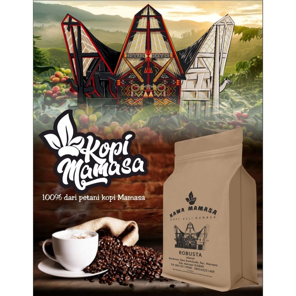 

Kopi Bubuk Mamasa Toraja Kemasan 350 gram