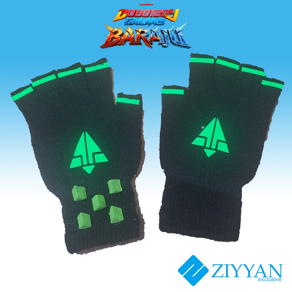 SARUNG TANGAN ANAK KOSTUM SUPERHERO BOBOIBOY KUASA DURI DAUN SORI / Boboiboy Duri Daun Sori