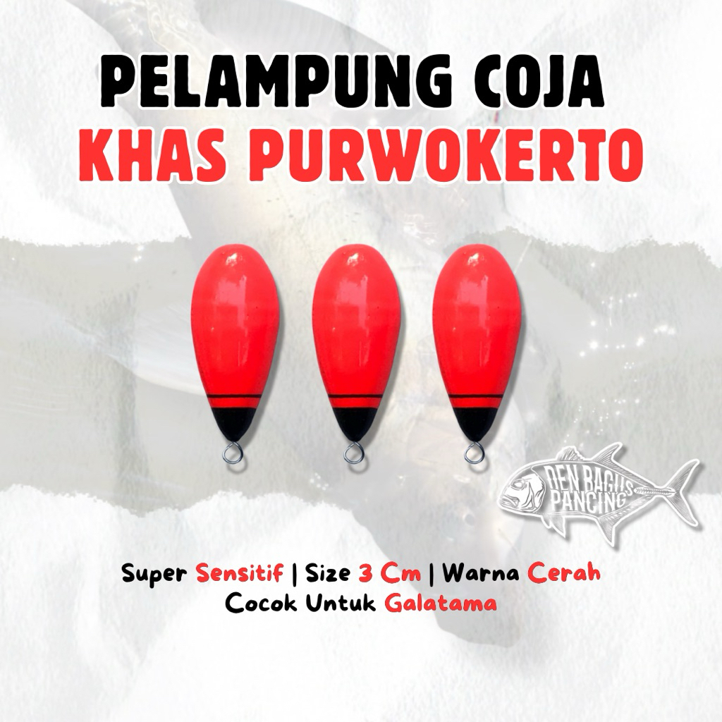 Pelampung Pancing Bulat Kecil Kayu Super Sensitif Ikan Mas Tombro Patin Nila Bawal Gurami Lele