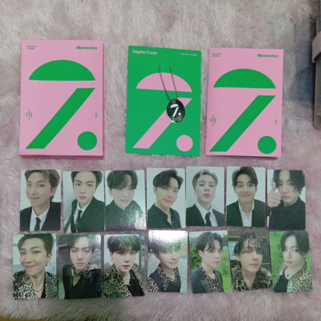 OFFICIAL PHOTOCARD BTS MEMORIES 2020 DIGICODE