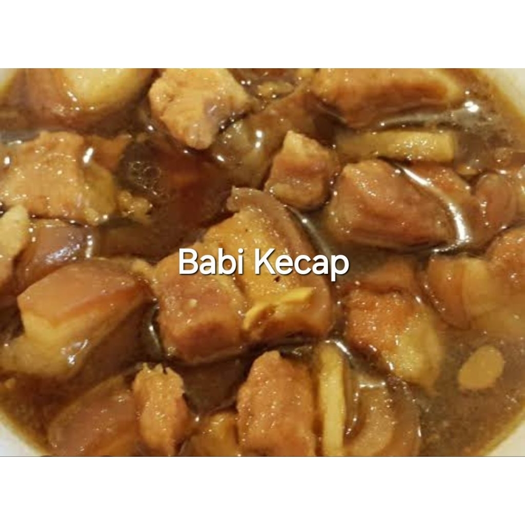 Babi Kecap homemade fresh/frozen 500gr