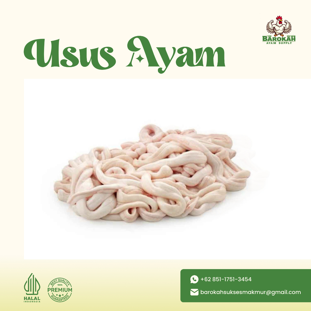 

Usus Ayam Fresh 1KG