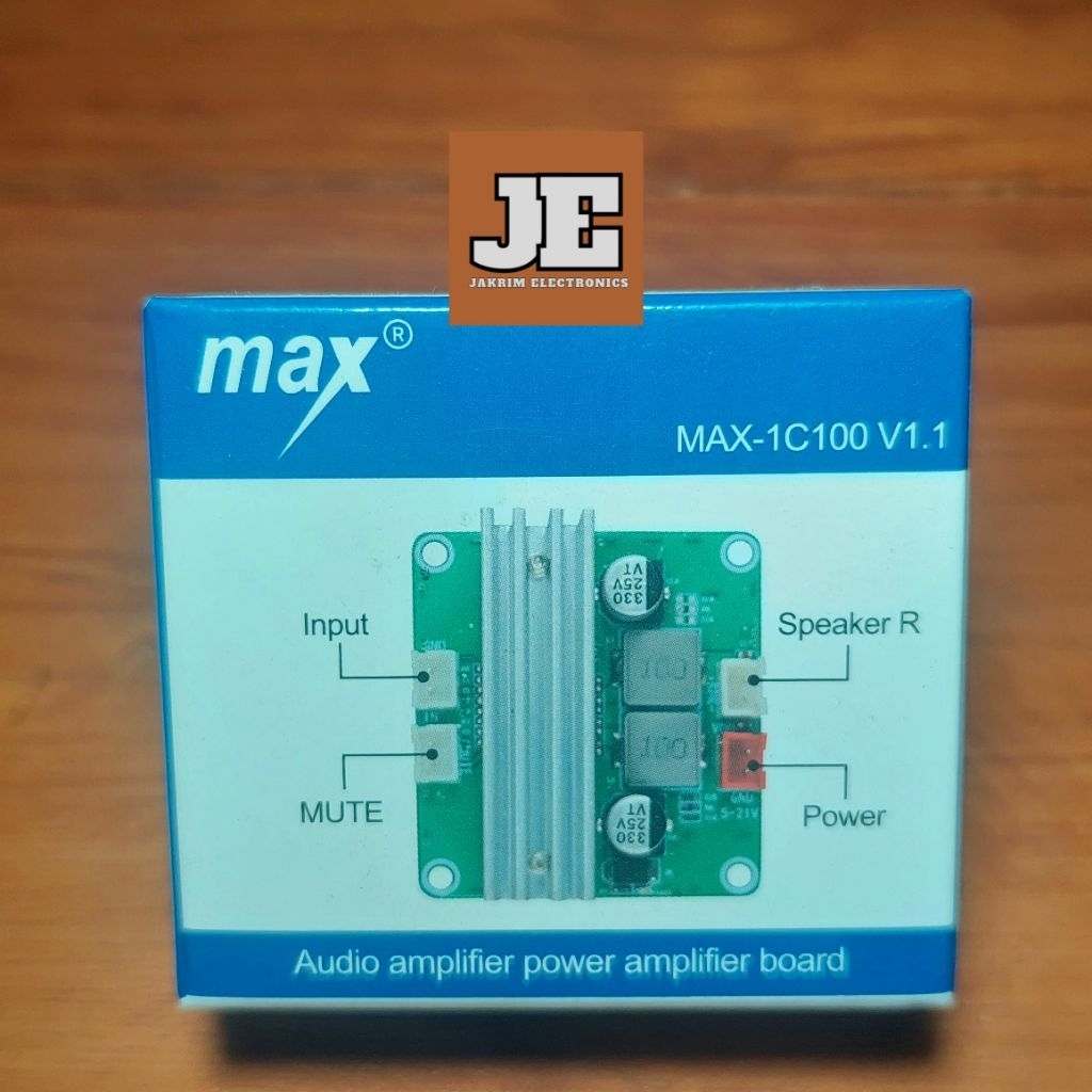 Kit Power Class D Mono Dc 12-24v 100w MAX-1C100 V1.1