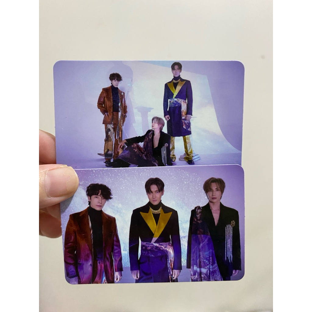 Super Junior Siwon, Donghae, Leeteuk — The Rennaissance Official Photocard