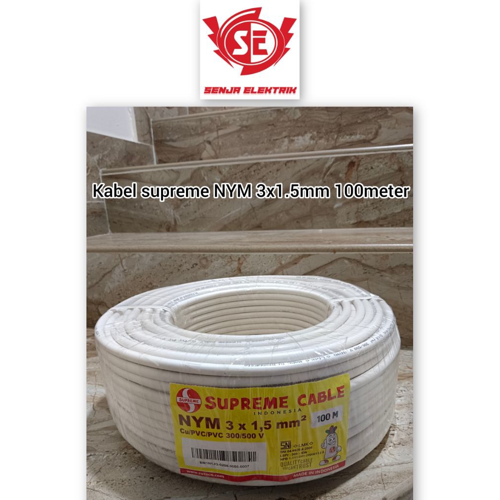 kabel supreme NYM 3x1.5 (1roll 100meter) supreme NYM 3x1.5mm