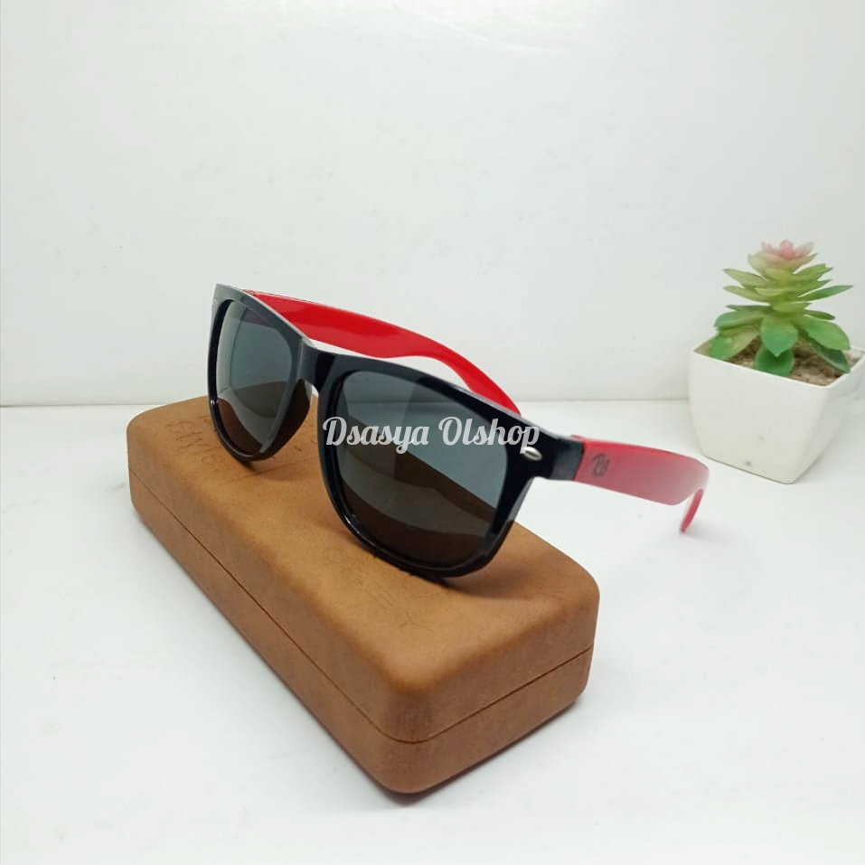 Kacamata Hitam UV Fashion Gaya Kekinian Gagang Multi Warna Pria Wanita 4005