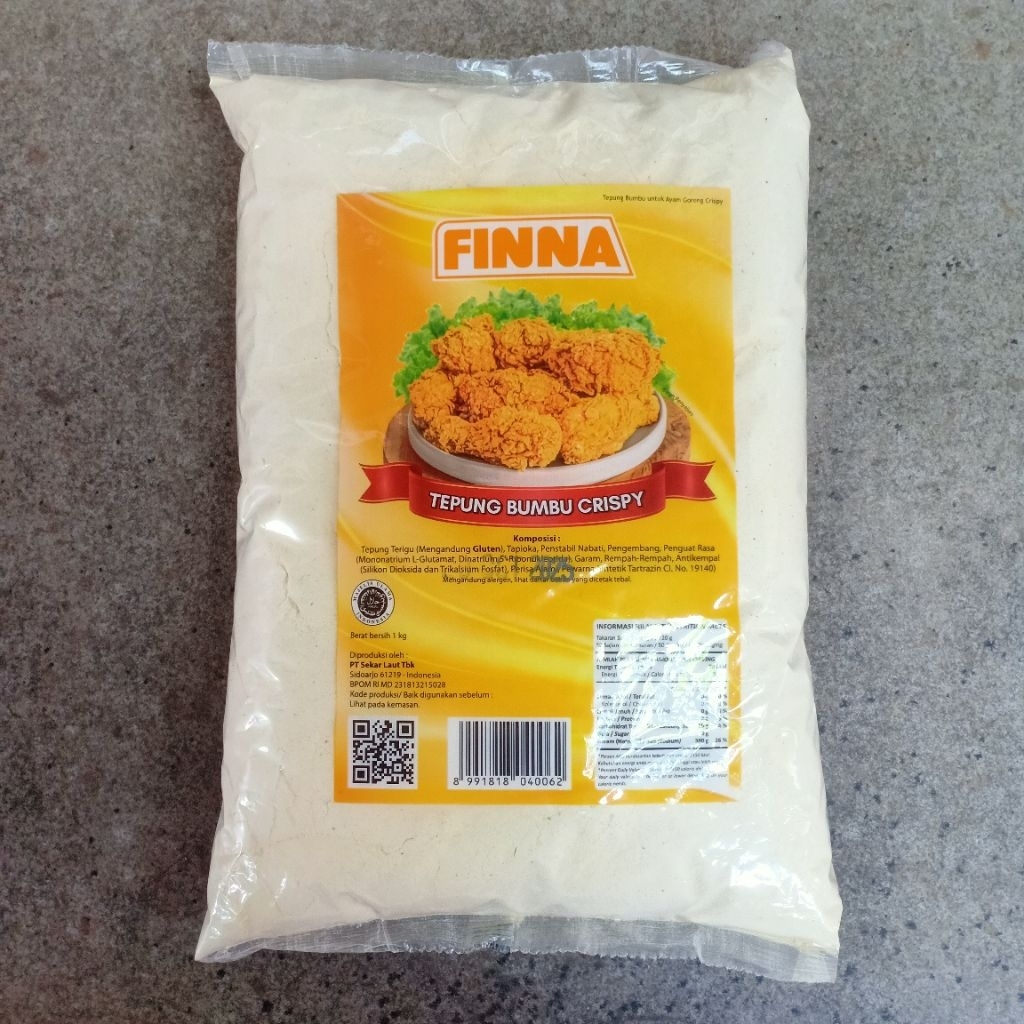 

Tepung Finna Bumbu Ayam Crispy 1 kg