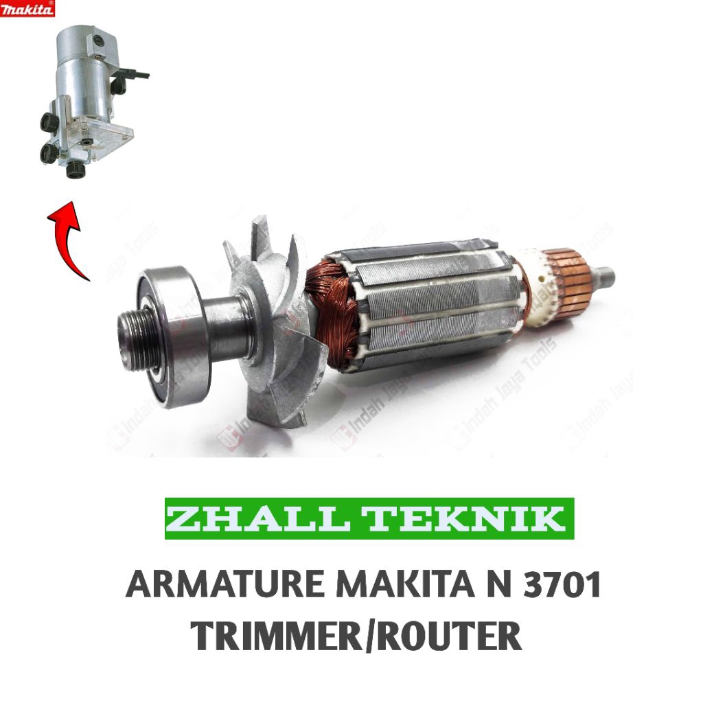 Armature Untuk Makita N 3701 Mesin Router/trimer profil kayu Makita Angker N3701