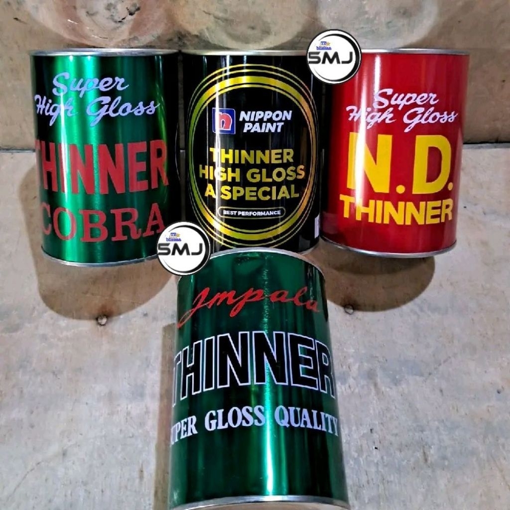 Thiner 1LTR Thinner Cobra Merah Cobra Hijau Thiner Impala Tiner ND A Special Super High Gloss 1 LTR