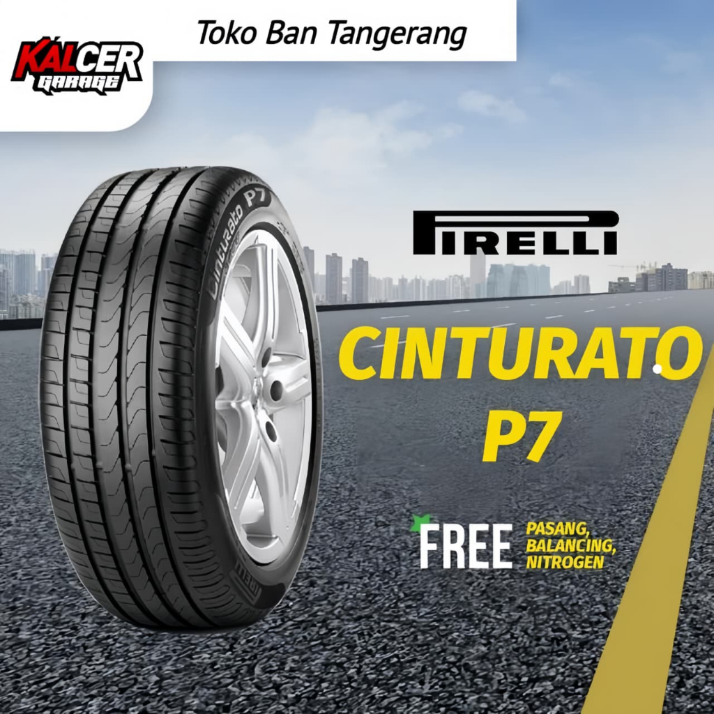 BAN MOBIL MINI COOPER RING 19 PIRELLI P7 CINTURATO 245 50 R19 RFT RUN FLAT TYRE
