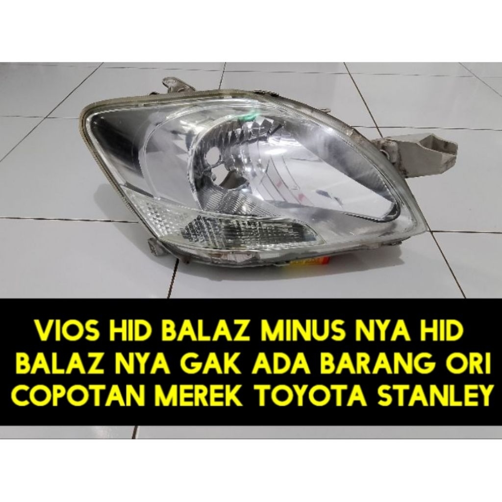 headlamp lampu depan Vios gen 2 2011 2012 HID original