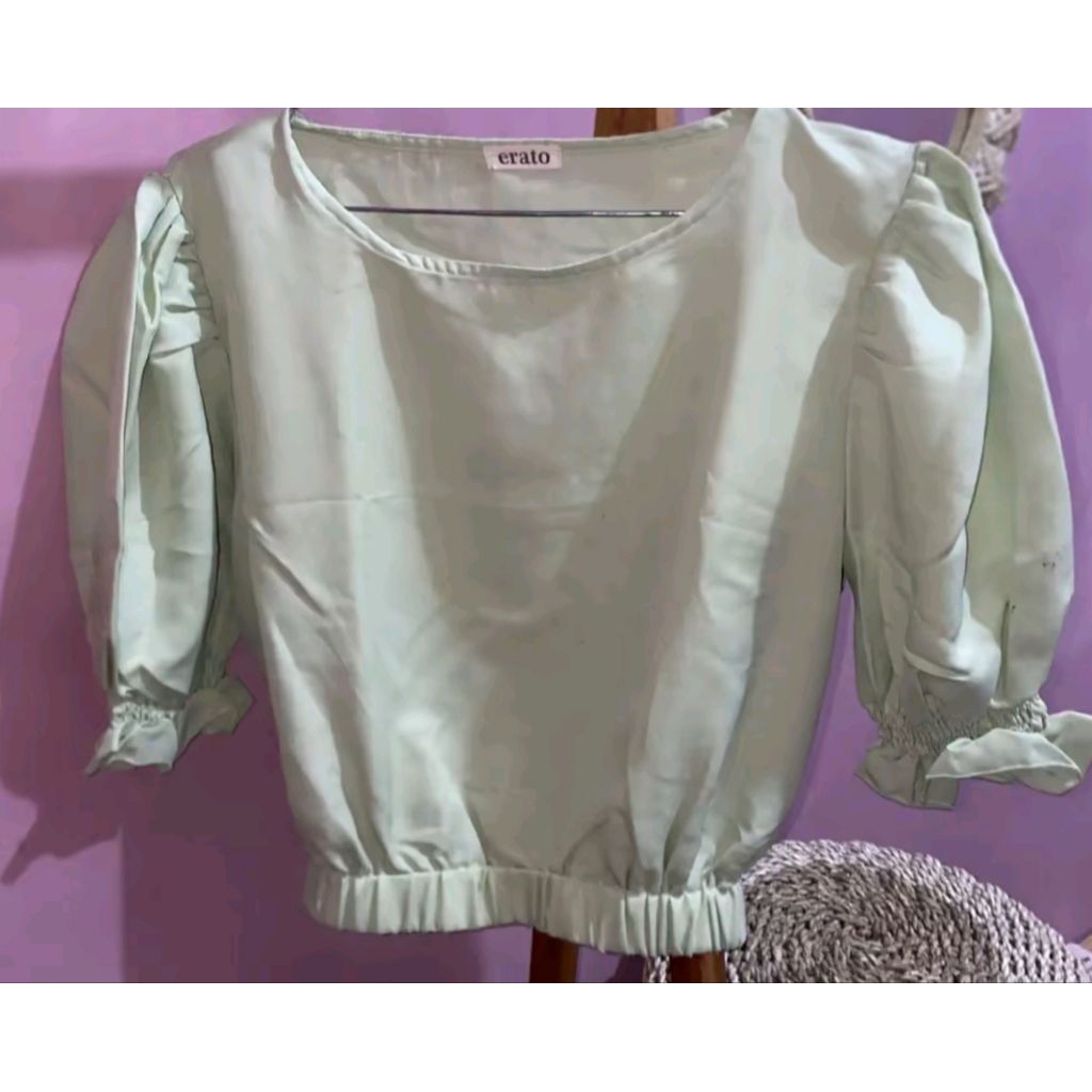 blouse sage