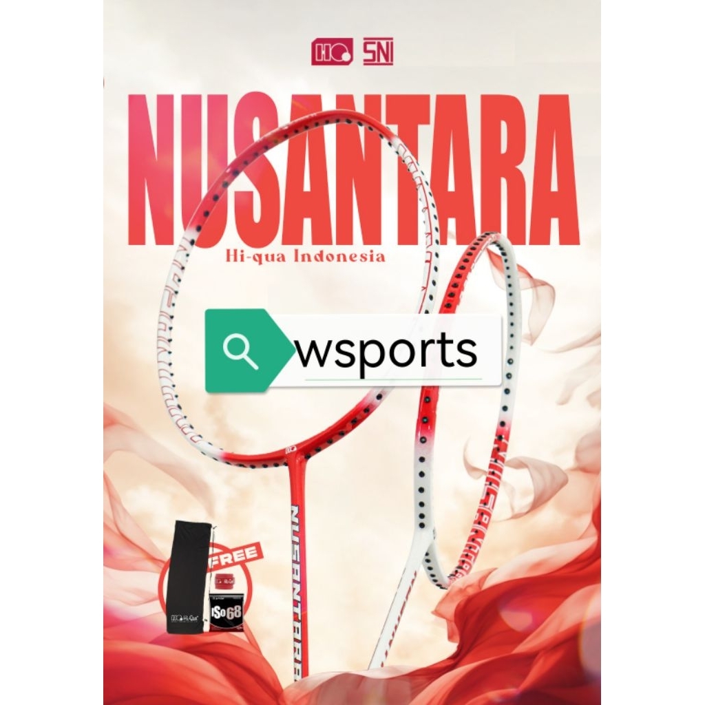 Raket Badminton HiQua HQ NUSANTARA Original