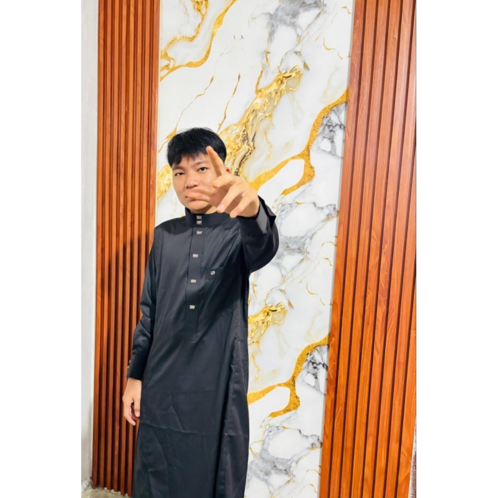 JUBAH ALHAMDA EXCLUSIVE | GAMIS JUBAH HAMDA  PREMIUM | JUBAH SANTRI | GAMIS JUBAH ALMARWAN MANSET PR