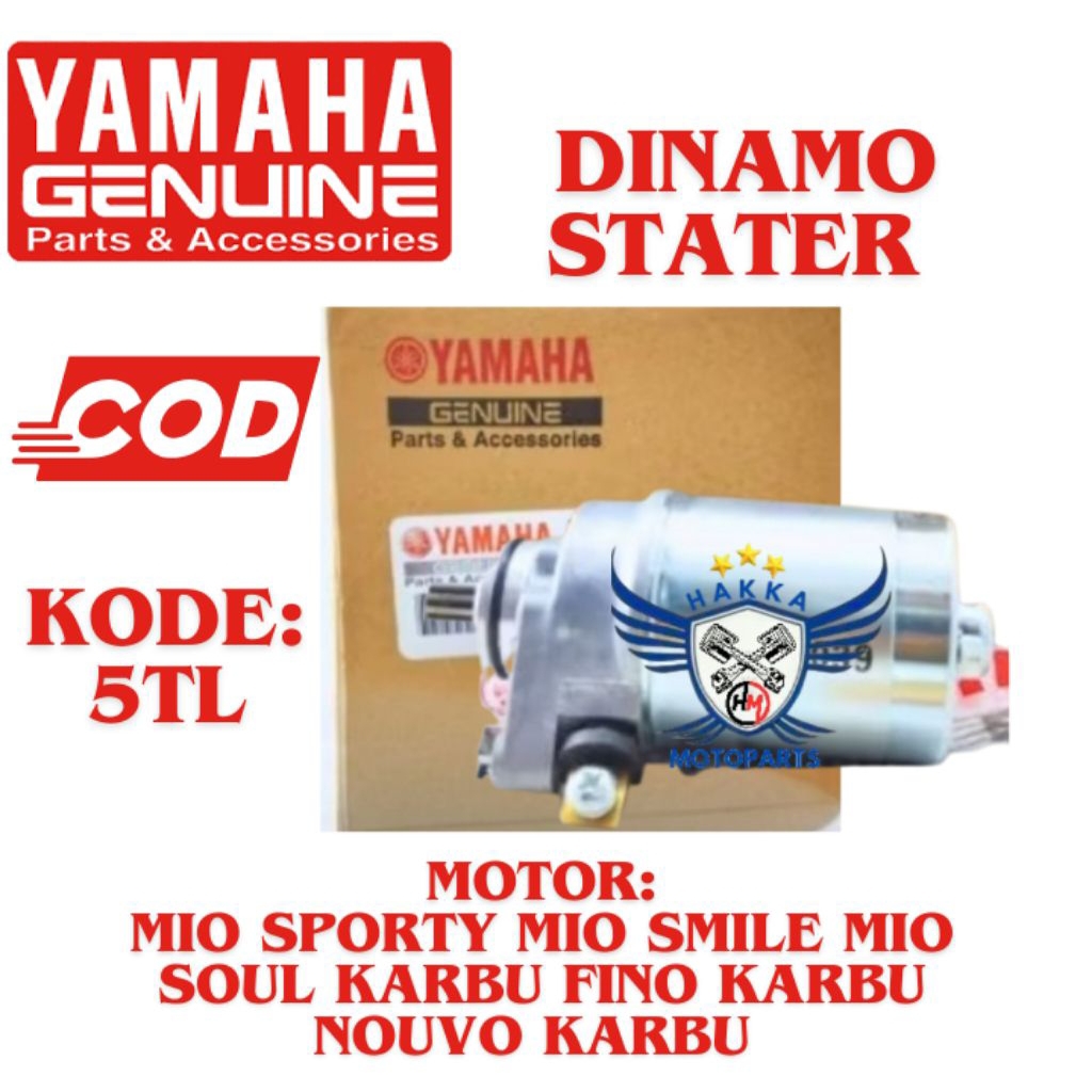 5TL ORIGINAL DINAMO STATER YAMAHA MIO SPORTY, DINAMO STATER YAMAHA MIO SMILE, DINAMO STATER YAMAHA M