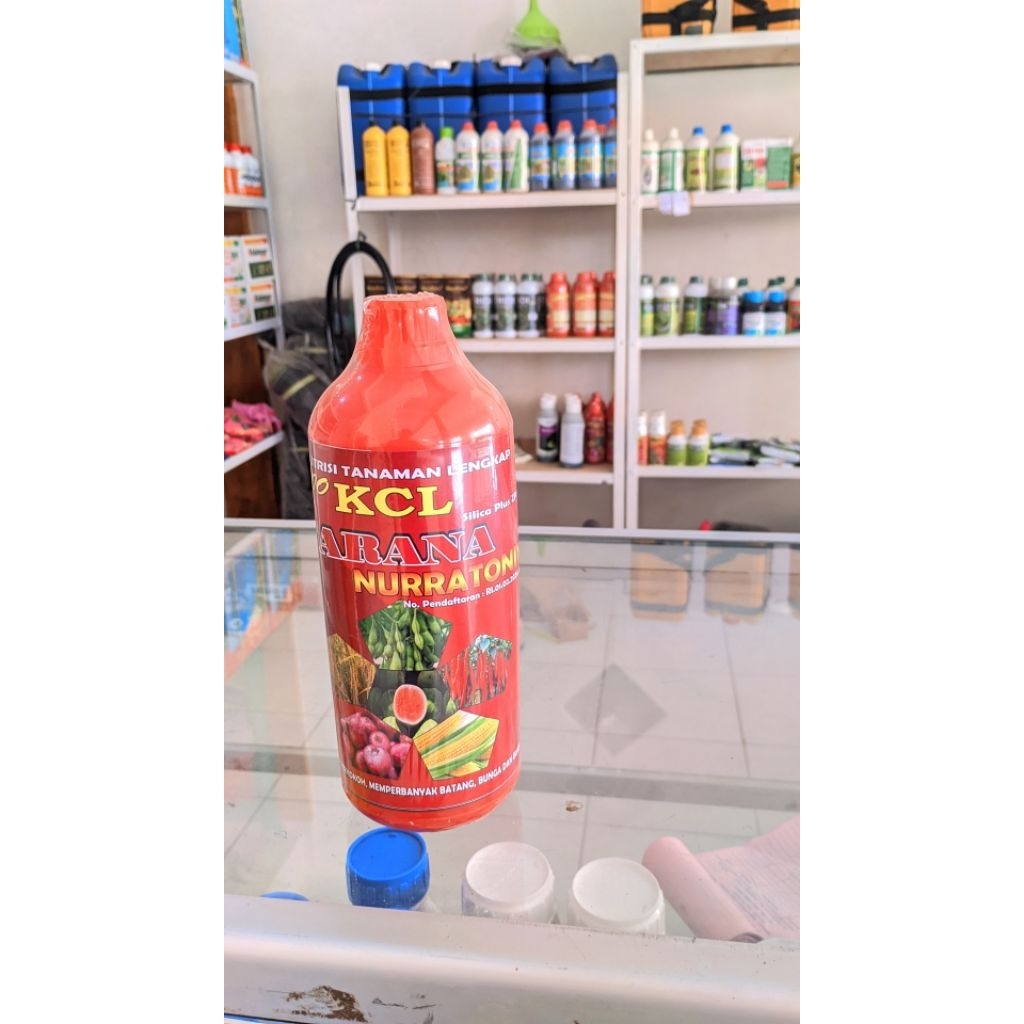 pupuk KCL cair Sarana 1l (pupuk Kcl cair)