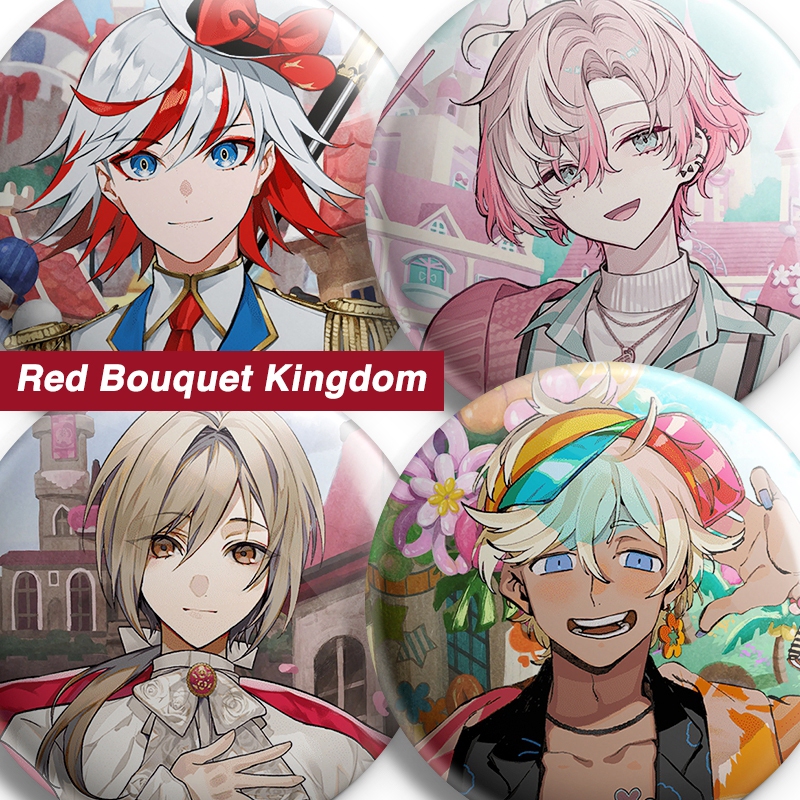 Fragaria Memories Pin Red Bouquet Kingdom