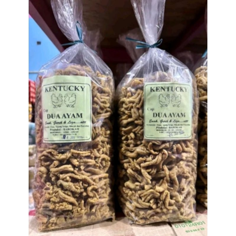 

kripik usus ayam free kardus dan bubble wrap