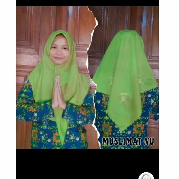 JILBAB MUSLIMAT HIJAB MUSLIMAT NU BORDIR PREMIUM HIJAB NU MUSLIMAT