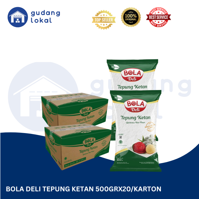 

BOLA DELI TEPUNG KETAN 500GRX20PCS / KARTON