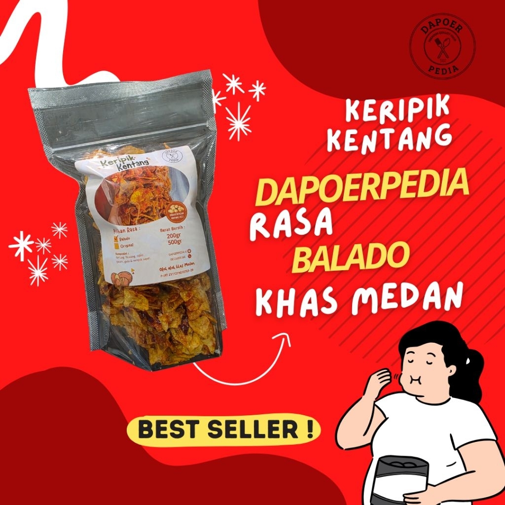 

Keripik Kentang Balado Khas Medan