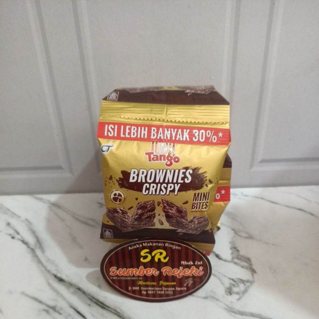 

TANGI BROWNIES CRISPY COKLAT MINI BITES ISI 10PCS