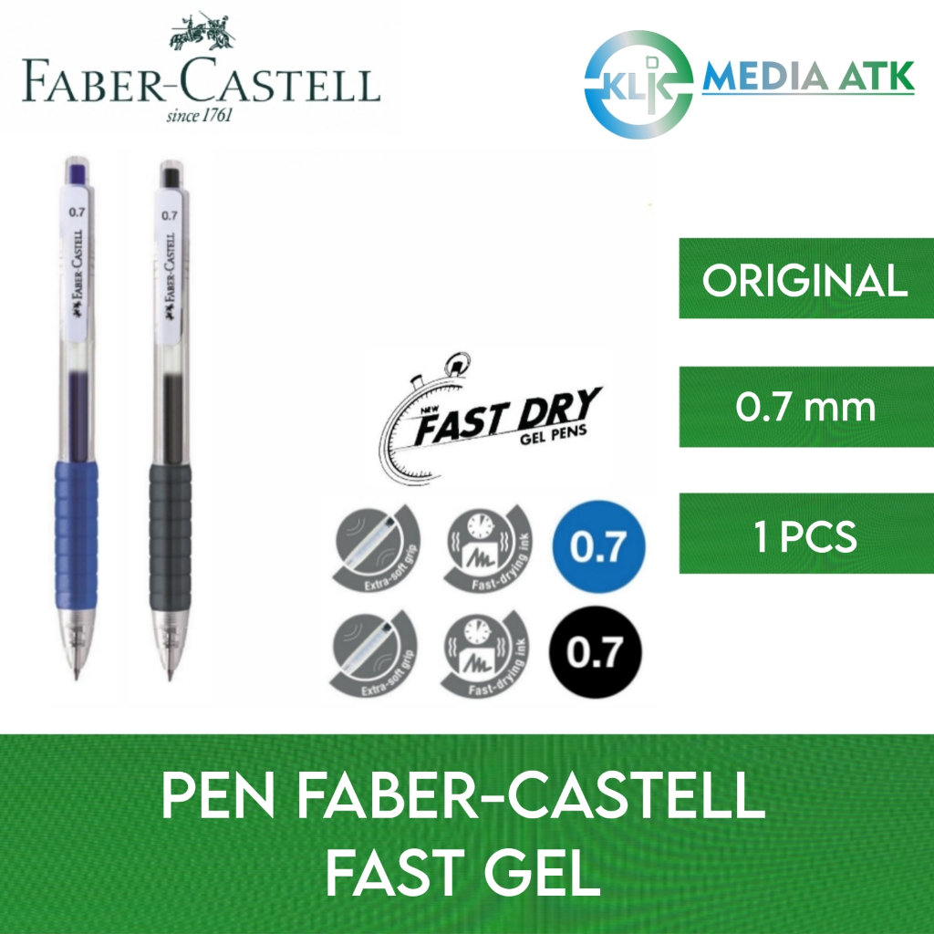 

Pen Faber-Castell Fast Gel 0.7mm - 1 Pcs