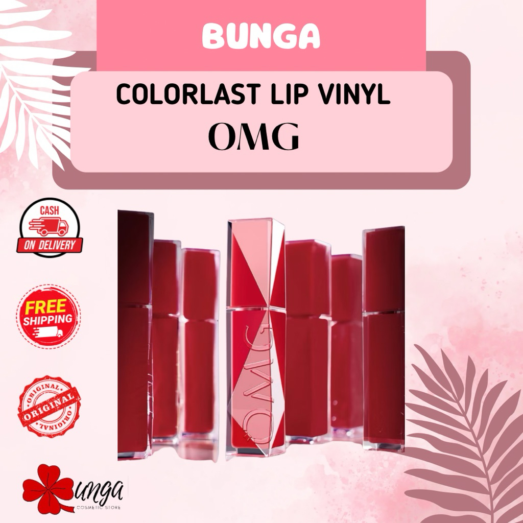 BUNGA - OMG Colorlast Lip Vinyl / Colorlast Lip Vinyl OMG / Lip Vinyl OMG Colorlast