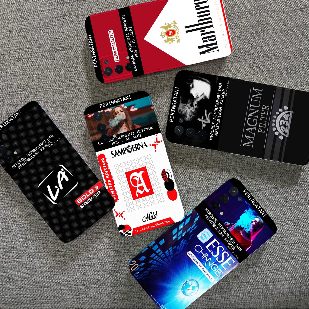 Softcase Untuk Oppo A55 4G - Softcase Gambar Fashion Printing { Rokok Limited Edition Terbaru } - Pe