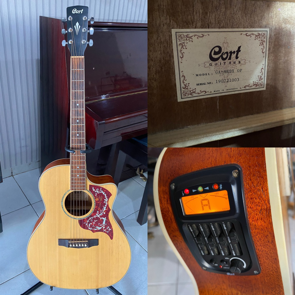 GITAR AKUSTIK ELEKTRIK SECOND ORIGINAL CORT GA MEDX