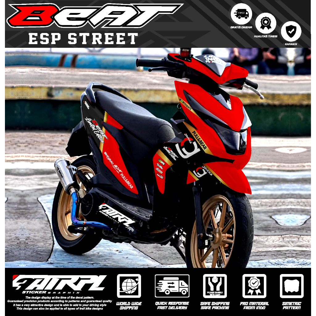 (COD) Decal Sticker Beat Street 2019 Full Body - Stiker Decal Beat 2016 2017 2018 2019 Full Body Des
