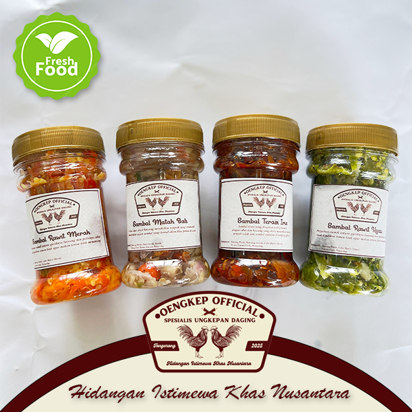 

PAKET SAMBAL NUSANTARA RAWIT MERAH HIJAU MATAH BALI DAN TERASI IRIS FULL REMPAH BERKUALITAS