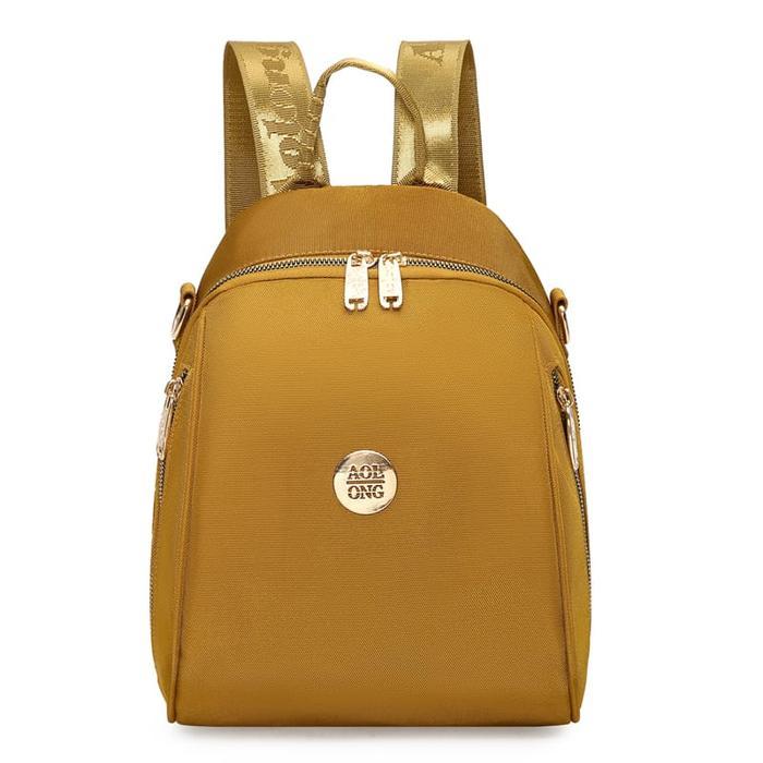 Tas Ransel Wanita - Backpack Cewek Fashion Ukuran Sedang Terkini Free Tali Panjang Bisa Untuk Nongkr