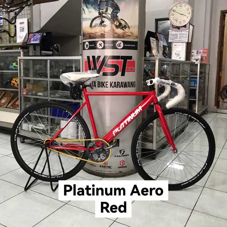 SEPEDA BALAP FIXIE PLATINUM AERO TORPEDO MODEL TERBARU TERMURAH