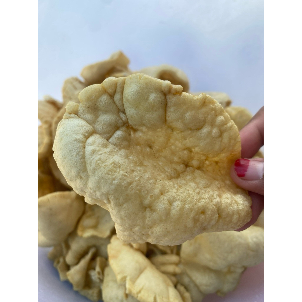 

KERUPUK RAMBAK/RAMBAK RENYAH/KERUPUK GURIH 500g/1000g (siap saji)