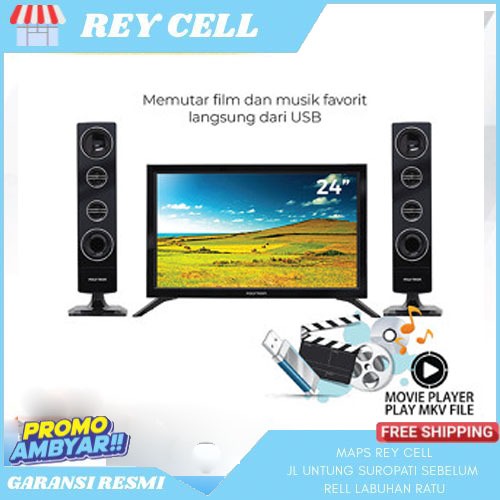 LED TV 24 INCH POLYTRON HD READY CINEMAX SOUND TOWER PLD-24TV0855 24TV0855/24TV1855 24TV1855